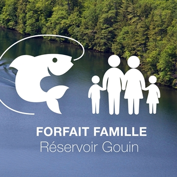 Séjour et pêche en famille au Réservoir Gouin