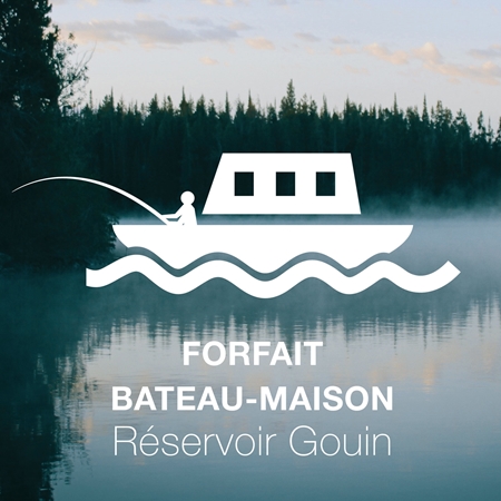 Image de Séjournez en bateau-maison au Réservoir Gouin